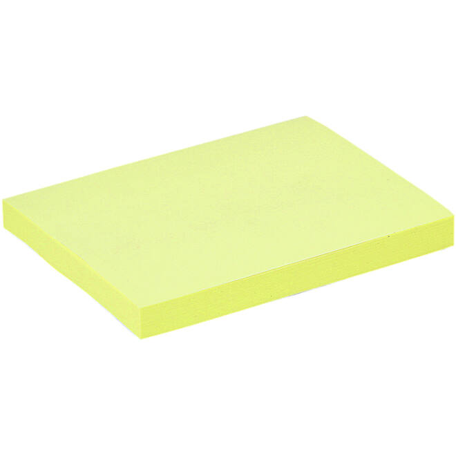 Memoblok Quantore 76x101mm geel