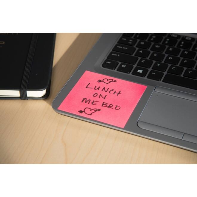 Memoblok Post-it 2028 76x76mm kubus pastel roze