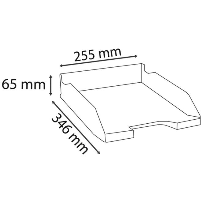 Brievenbak Exacompta Ecoblack zwart