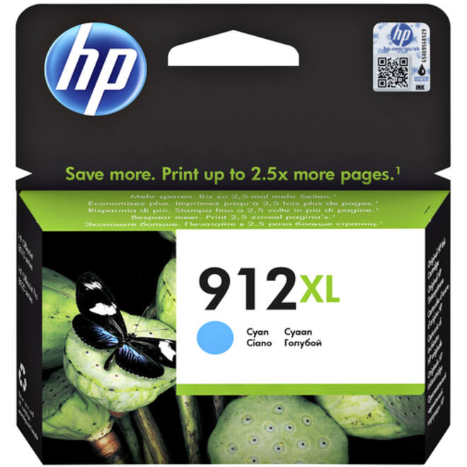 Inktcartridge HP 3YL81AE 912XL blauw