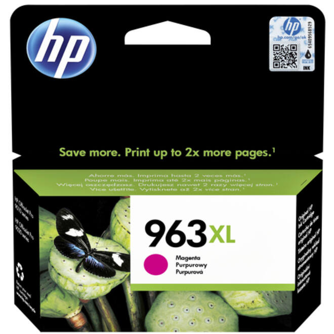 Inktcartridge HP 3JA28AE 963XL rood