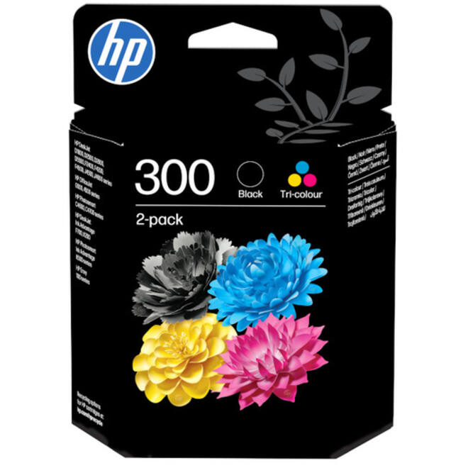 Inktcartridge HP CN637EE 300 zwart + kleur