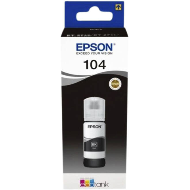 Navulinkt Epson 104 T00P140 zwart