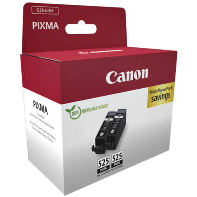 Inktcartridge Canon PGI-525 zwart 2x