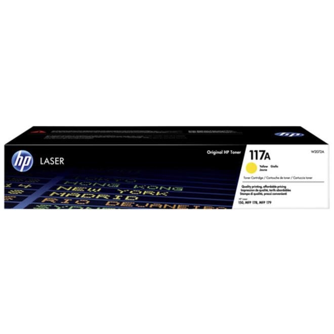 Tonercartridge HP W2072A 117A geel