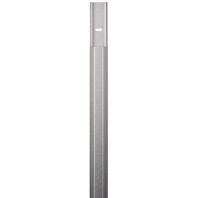 Kabelkanaal Hama hoekig 110/3,3/1,7 cm aluminium zilver