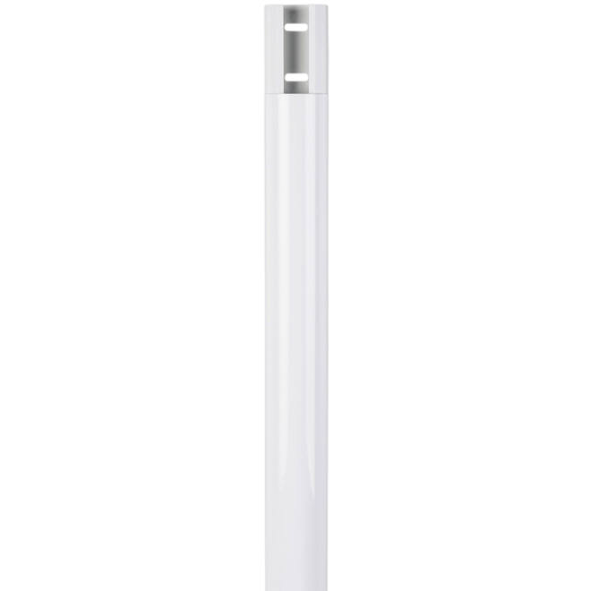 Kabelkanaal Hama halfrond 110/3,3/1,8 cm aluminium wit