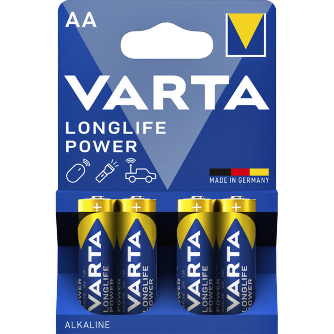 Batterij Varta Longlife Power 4xAA