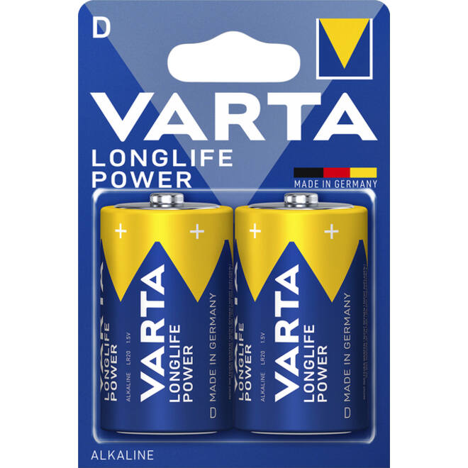 Batterij Varta Longlife Power 2xD