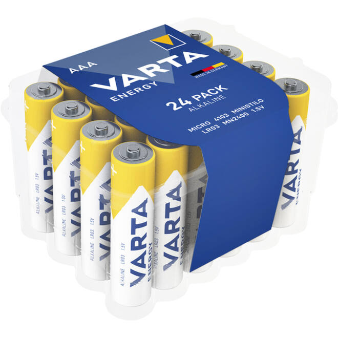 Batterij Varta Energy 24xAAA voordeelbox