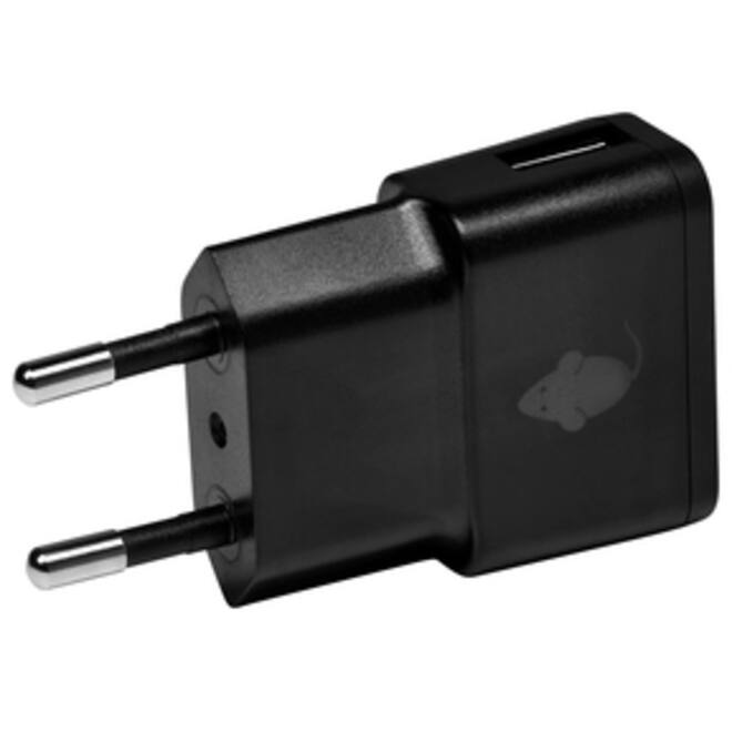 Oplader Green Mouse USB-A 1X 1A zwart