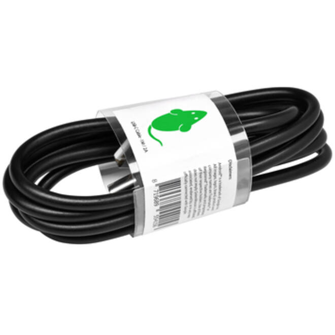 Kabel Green Mouse USB C-A 2.0 1 meter zwart