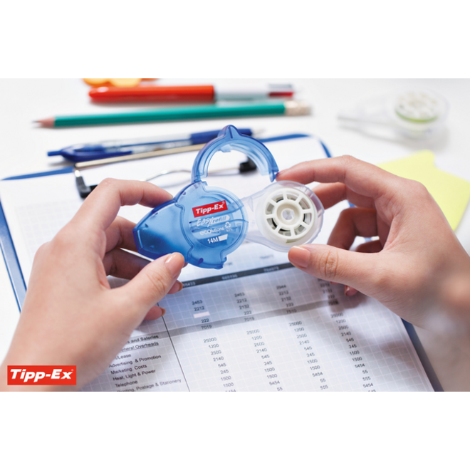 Correctieroller Tipp-ex easy refill ecolutions 5mmx14m doos à 15+5 gratis