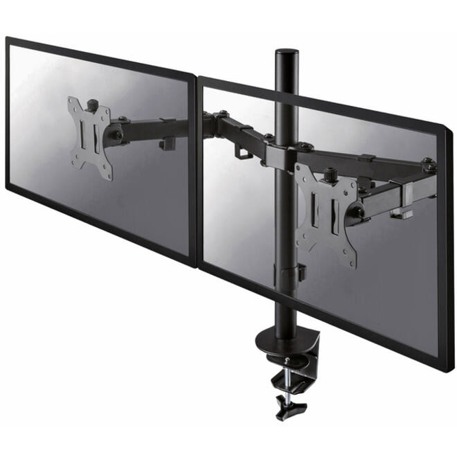 Monitorarm Neomounts D550D dual 10-32" zwart
