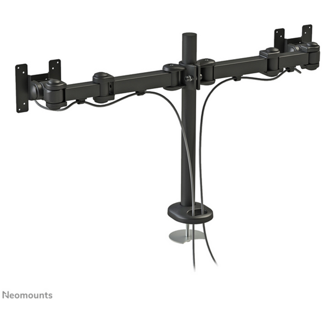 Monitorarm Neomounts D960DG doorvoerklem zwart