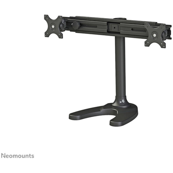 Monitorarm Neomounts D700DD 2x19-30" op voet zwart