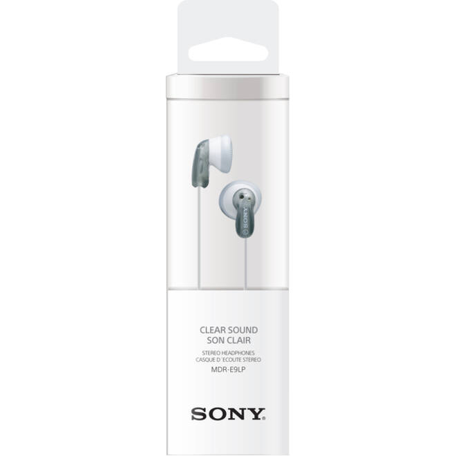 Oortelefoon Sony E9LP basic grijs