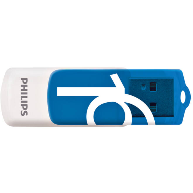 USB-stick 2.0 Philips Vivid Edition Ocean Blue 16GB