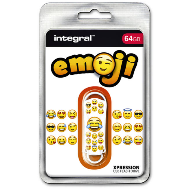USB-Stick 2.0 Integral Xpression 64GB Emoji