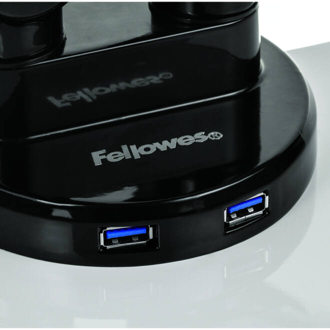 Monitorarm Fellowes Platinum Series driedubbel horizontaal