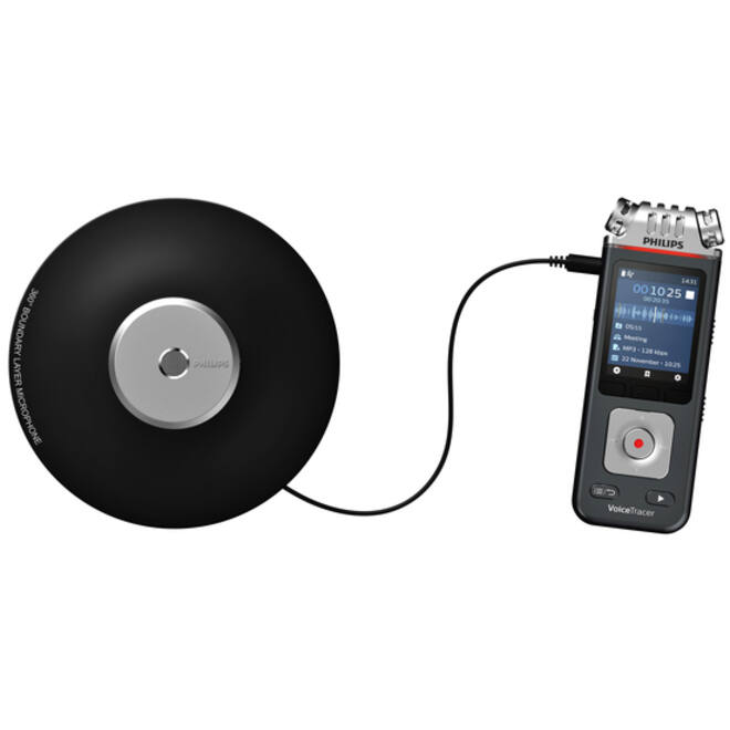 Digital voice recorder Philips DVT 8110 voor vergaderen