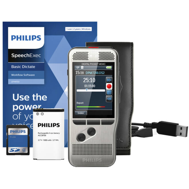 Dicteerapparaat Philips PocketMemo DPM7200