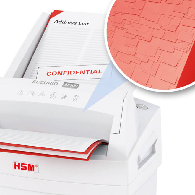 Papiervernietiger HSM Securio AF100 snippers 4x25mm