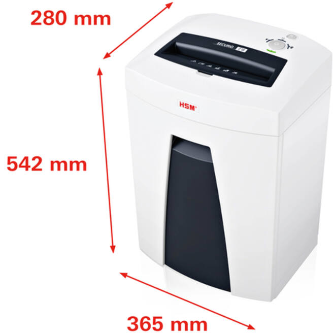 Papiervernietiger HSM Securio C18 stroken 3.9mm