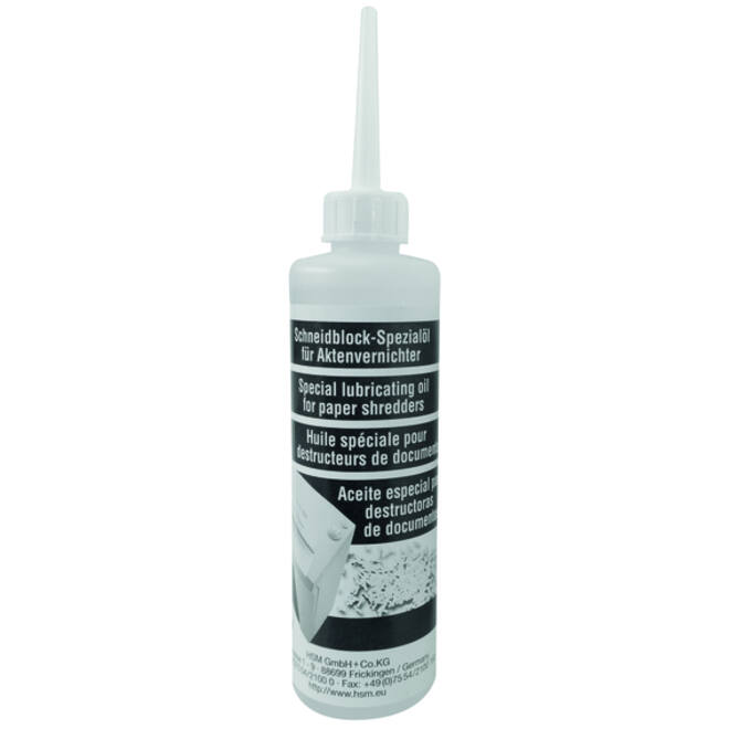 Olie voor papiervernietiger HSM 250ml