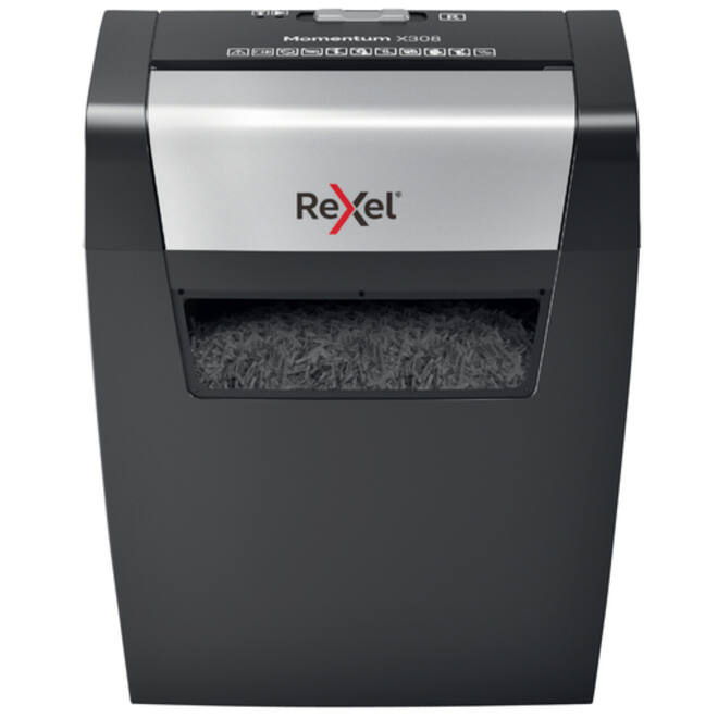 Papiervernietiger Rexel Momentum X308 snippers 5x42mm