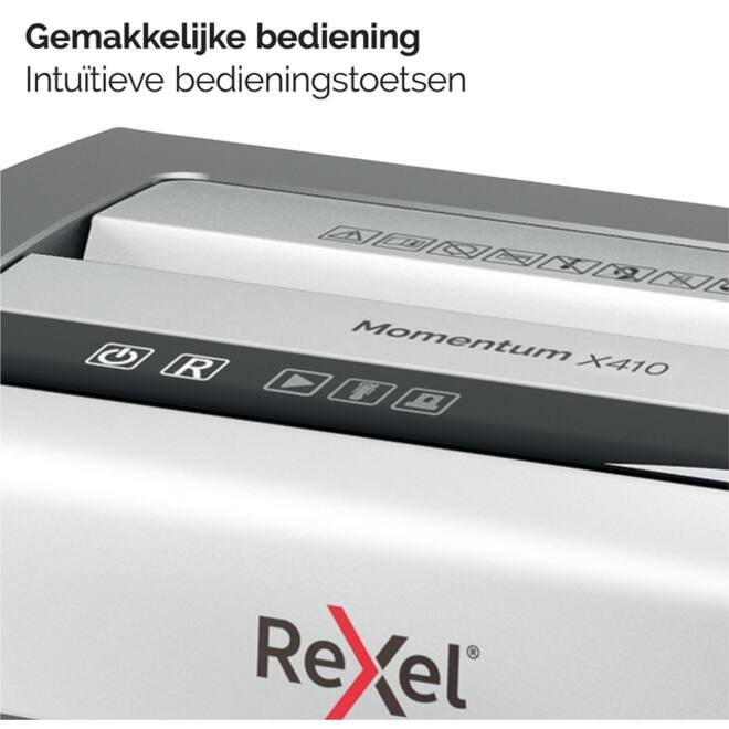 Papiervernietiger Rexel Momentum X410 snippers 4x28mm