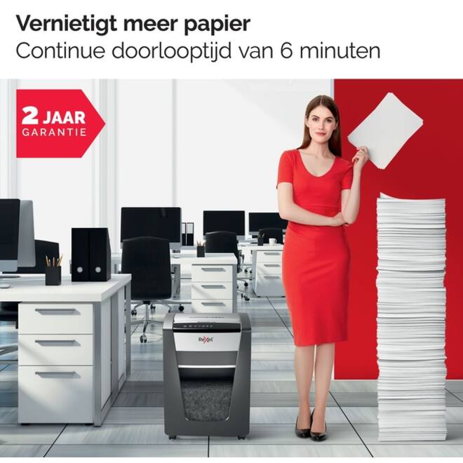 Papiervernietiger Rexel Momentum X410 snippers 4x28mm