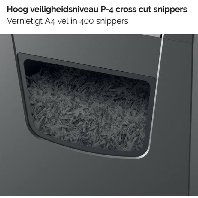 Papiervernietiger Rexel Momentum X410-SL snippers 4x28mm