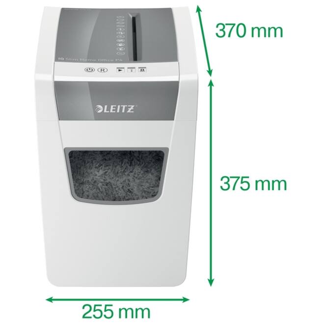 Papiervernietiger Leitz IQ Slim Home Office P4 snippers 4x28mm