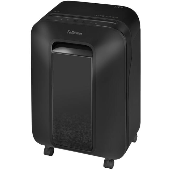 Papiervernietiger Fellowes Powershred LX201 snippers 2x12mm zwart