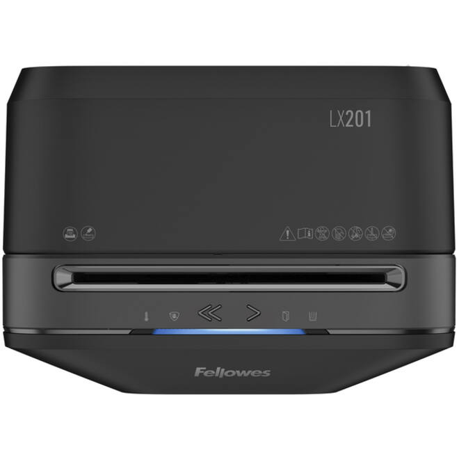 Papiervernietiger Fellowes Powershred LX201 snippers 2x12mm zwart