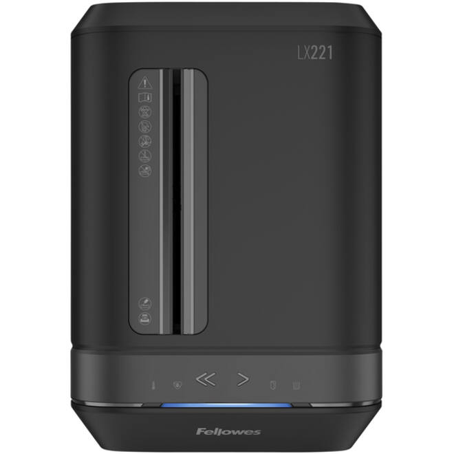 Papiervernietiger Fellowes Powershred LX221 snippers 2x12mm zwart