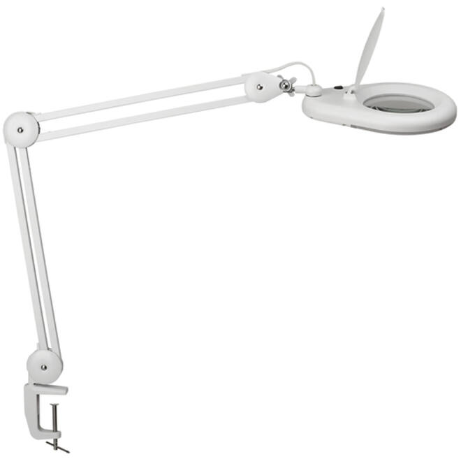 Loeplamp MAUL Viso LED tafelklem wit