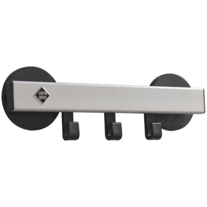 Kapstok magnetisch VepaBins met 3 haken