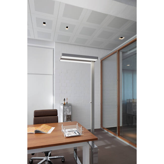 Vloerlamp MAUL Juvis LED dimbaar beweging- daglichtsensor hg 195cm aluminium