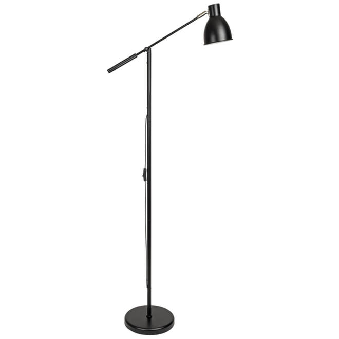 Vloerlamp MAUL Finja excl. LED lamp hg 138cm arm 30cm zwart