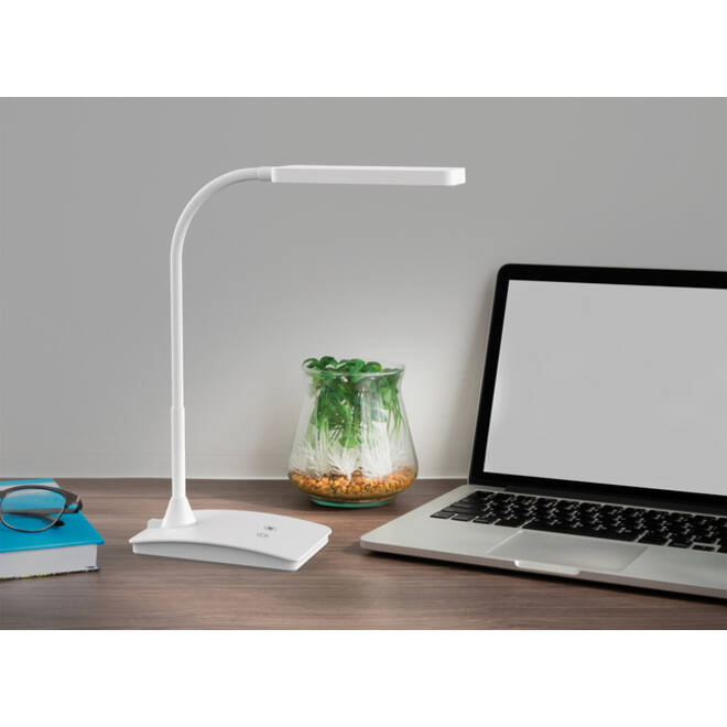 Bureaulamp MAUL Pearly LED voet dimbaar colour vario wit