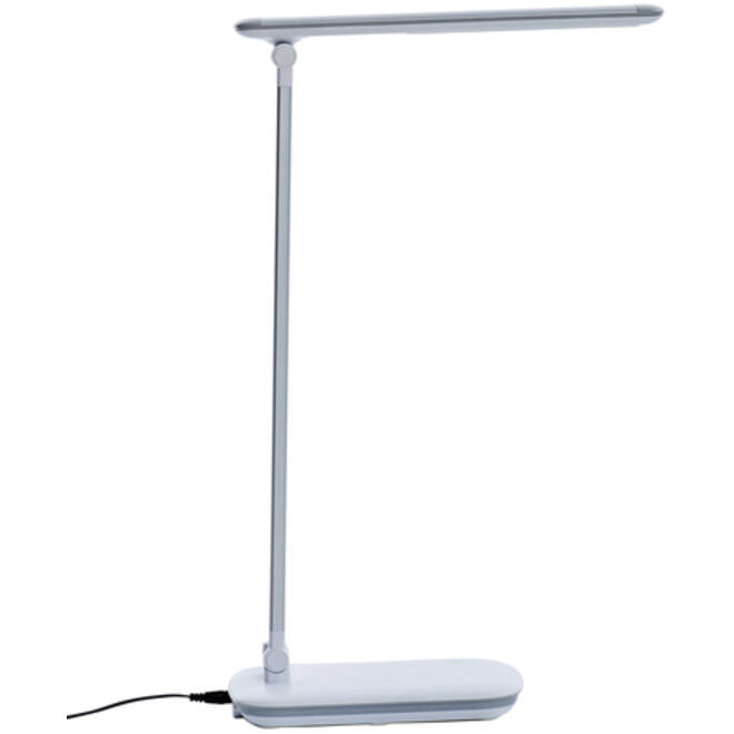 Bureaulamp MAUL Jazzy LED voet dimbaar + usbpoort wit