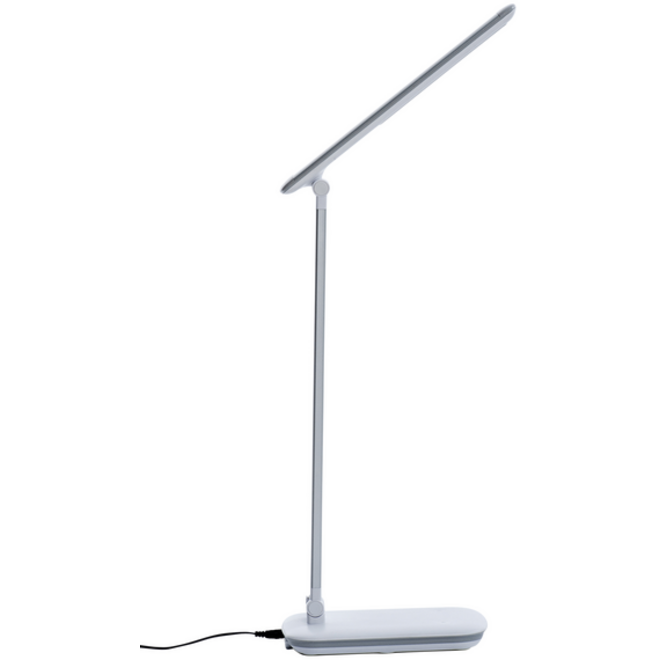 Bureaulamp MAUL Jazzy LED voet dimbaar + usbpoort wit