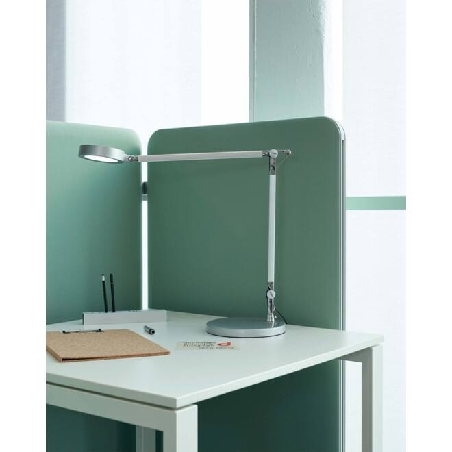 Bureaulamp MAUL Grace LED voet dimbaar colour vario zilver