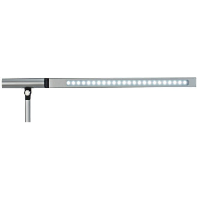 Bureaulamp MAUL Rubia LED voet dimbaar colour vario + usbpoort zilver