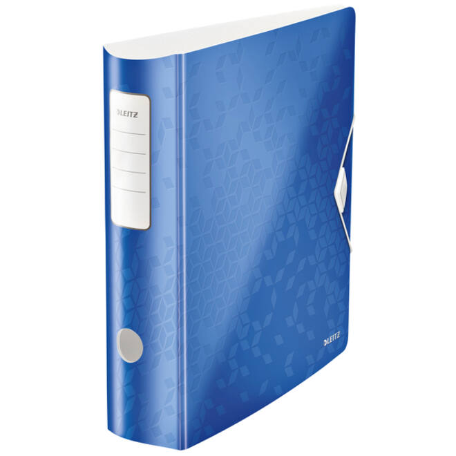 Ordner Leitz WOW active 180° 80mm PP A4 blauw