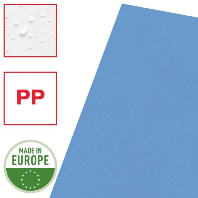 Insteekmap L-model Esselte standaard A4 0.11mm PP blauw 100 stuks