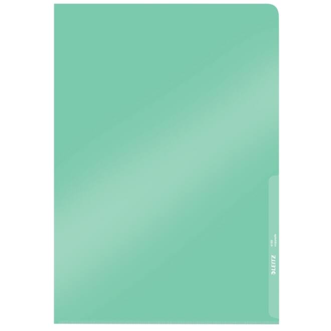 Insteekmap L-model Leitz Premium copy safe 0.15mm PVC A4 groen 100 stuks