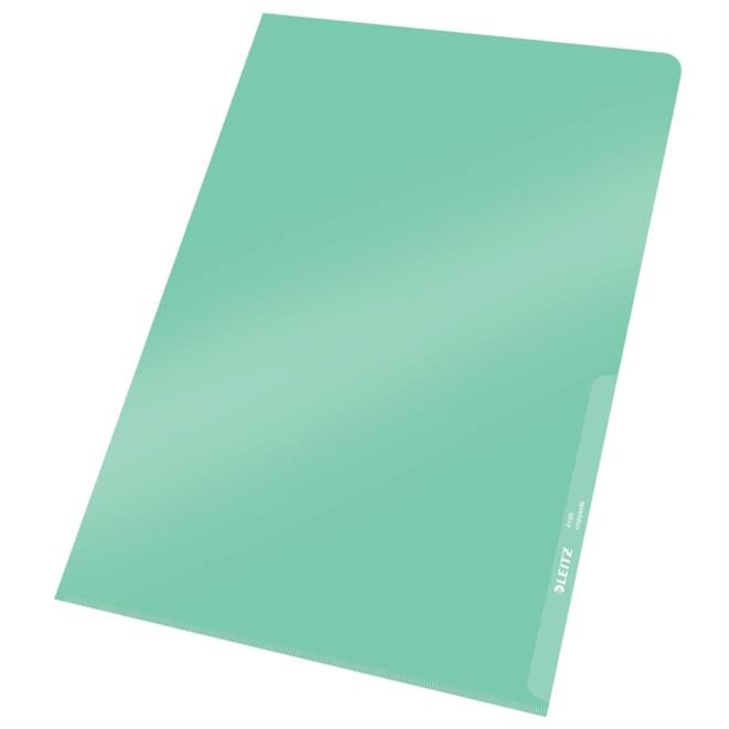 Insteekmap L-model Leitz Premium copy safe 0.15mm PVC A4 groen 100 stuks